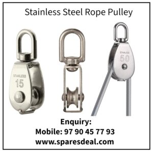 Heavy Duty SS304 Swivel Sheave Roller Pulley Wheel