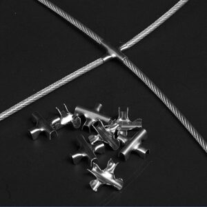 Cross Cable Clip Stiffener Clamp For Wire Rope