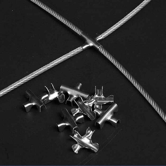 Cross Cable Clip Stiffener Clamp For Wire Rope