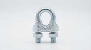 Galvanized U-clamp with threaded bolts