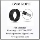 PU coated gym wire rope coil with zoom view