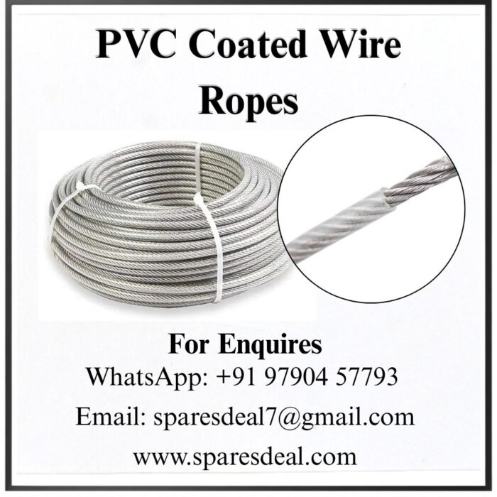 PVC COATED-2 Transparent PVC coated steel wire rope coil with zoom view