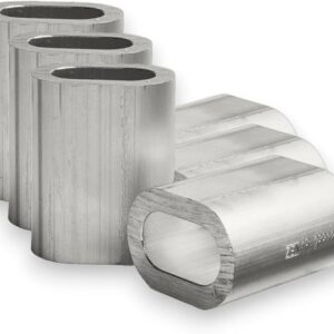 Aluminium Ferrules – Oval Wire Rope Crimp Sleeves
