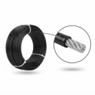 PU coated gym wire rope coil with zoom view