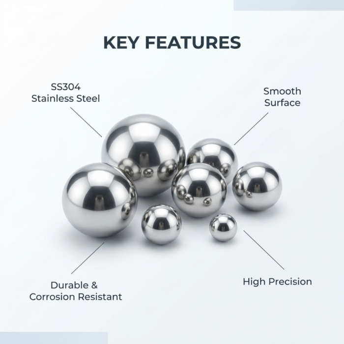 ss balls SS304 stainless steel balls in different sizes with key features: smooth surface, high precision, durable and corrosion resistant