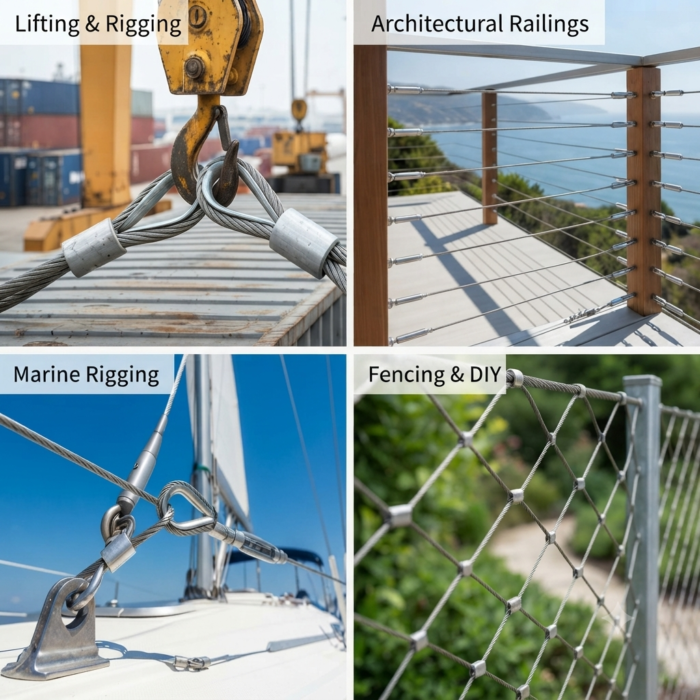 Aluminium Ferrule Applications – Rigging, Railings, Marine and Fencing