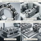 Four applications of stainless steel balls: bearing, industrial machinery, precision engineering, and mechanical manufacturing