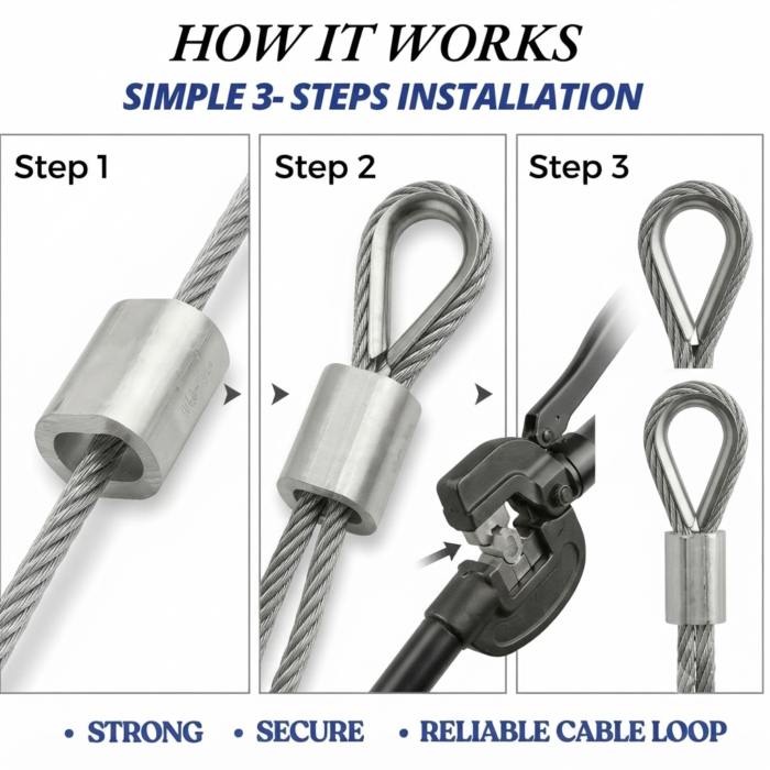 How Aluminium Ferrules Work – Simple 3-Step Crimping Guide